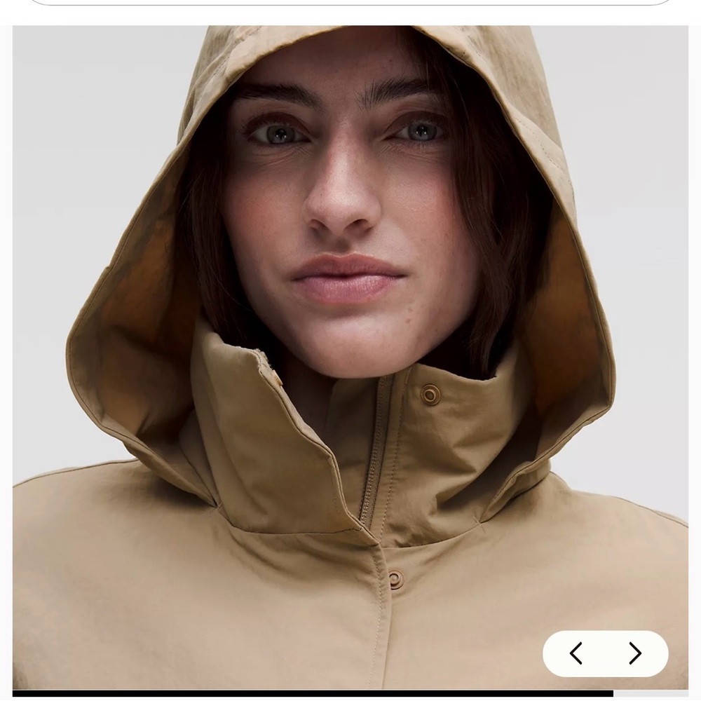 Lululemon Always Effortless Classic Fit Jacket in Sheer Oak Khaki Tan. Worn once - Picture 5 of 9